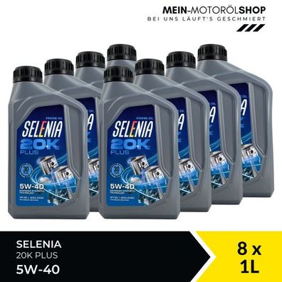 Selenia 20K Plus 5W-40 8x1 Liter
