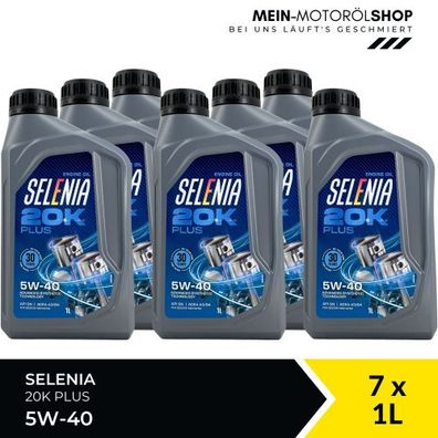 Selenia 20K Plus 5W-40 7x1 Liter