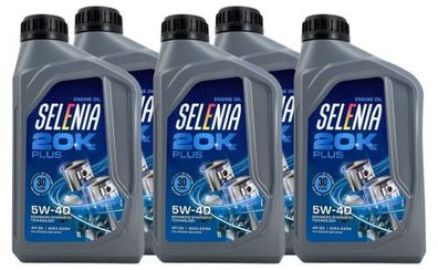 Selenia 20K Plus 5W-40 5x1 Liter