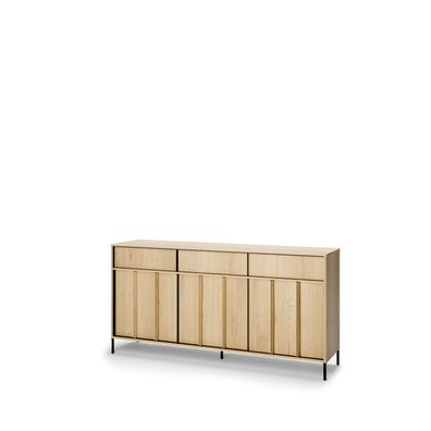 Sideboard ITAMI IT-04 mit Beleuchtung, 3 Türen &amp; 3 Schubladen