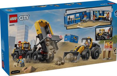 LEGO® City 60494 Kipplaster und Schaufellader