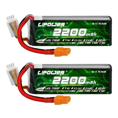 Lipower LiPo 2200mAh 3s1p 11,1V - 35C+ Akku XT60 Stecker