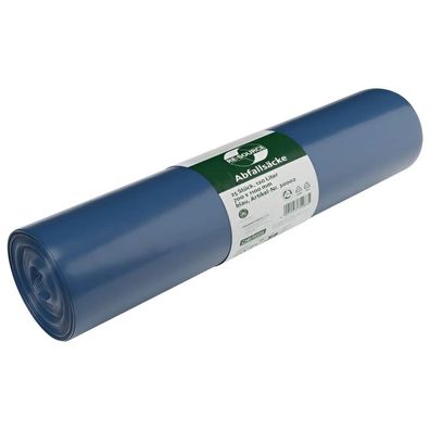 DEISS Standard Müllsäcke 120 Liter Blau 20002