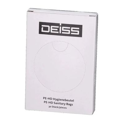 DEISS Universal Hygienebeutel HDPE in Spenderbox Weiß 56941