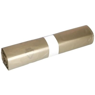 DEISS Standard Müllsäcke LDPE 120 Liter Transparent Blauer Engel 29015