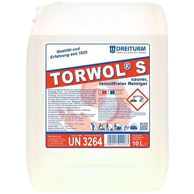 Dreiturm TORWOL S tensidfreier saurer Reiniger 10l