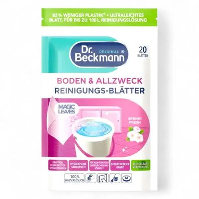 DR. Beckmann Magic Leaves Allzweck Reinigungs Blätter