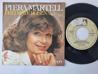 Piera Martell - Drei Rote Rosen 7'' Vinyl Germany