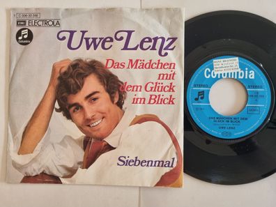 Uwe Lenz - Das Mädchen Mit Dem Glück Im Blick 7'' Vinyl Germany