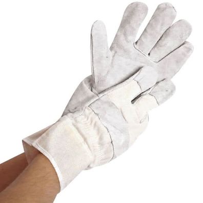 Arbeitshandschuh Work Rindspaltleder XXL 12 Paar