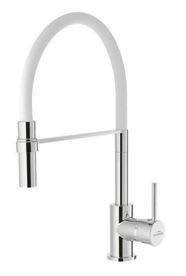 Küchenarmatur Wasserhahn Kameleon Küchenmischer für Küche in Weiß