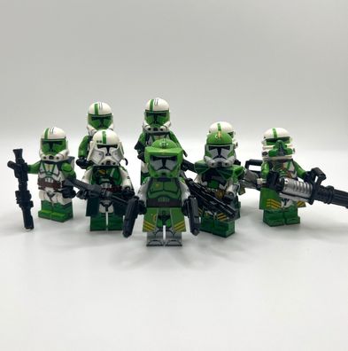 8x Custom Star Wars Doom´s Unit Squad Clone Troopers Lego Minifiguren Konvolut