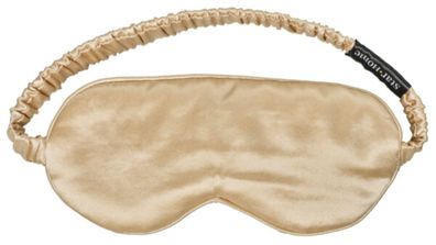 Starhome Schlafmaske Creme aus 100% reiner Maulbeerseide Seidenmaske