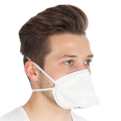 HygoStar Atemschutzmaske FFP2 horizontal faltbar mit Kopfband 10 Stück