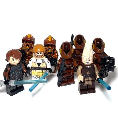 Geonosis Lego Anakin Kenobi Ki-Adi-Mundi Minifiguren Jedi Clone Star Wars Bausteine