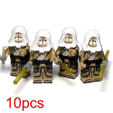 Jedi Tempelwachter Minifiguren Coruscant Tempel Anonyme Beschutzer gelb Lego