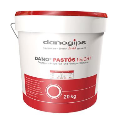 Danogips DANO PASTÖS LEICHT Spachtelmasse Fugenspachtel - Liefermenge: