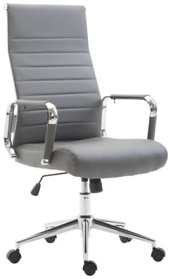 B?rostuhl Ergonomisch SONOD Grau Schreibtischstuhl mit Rollen H?henverstellbarer