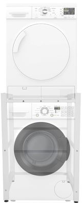 Waschmaschinengestell KAMED Stahl 105x75x62cm Universal Waschmaschinenregal