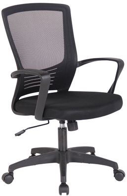 B?rostuhl Ergonomisch VAKO Schwarz Schreibtischstuhl mit Netzbespannung