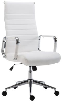 B?rostuhl Ergonomisch SONOD Wei? Schreibtischstuhl mit Rollen H?henverstellbarer