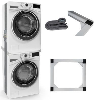 Verbindungsrahmen f?r Waschmaschine/Trockner EDEO 60cm Breit Universal
