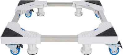 Waschmaschinen Untergestell BART Wei? 4 F??e 4 Rollen f?r 350kg Universal