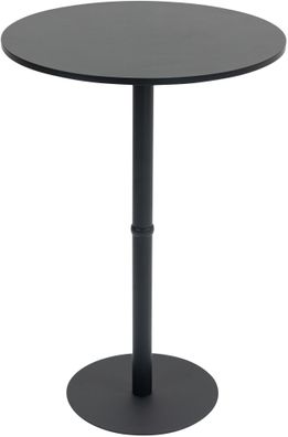 Stehtisch rund ? 75cm CAHNI Metall Gestell 110x75cm Schwarz Bistrotisch Gastro