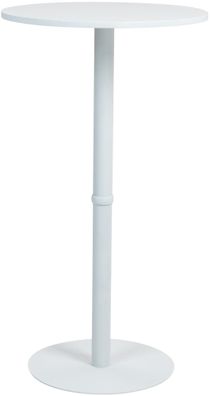 Stehtisch rund ? 60cm CAHNI Metall Gestell 110x60cm Wei? Bistrotisch Gastro Bartisch