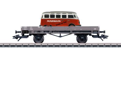 Maerklin 46005 Niederbordwagen X05 mit VW-Bus 5 Jahre I Spur H0