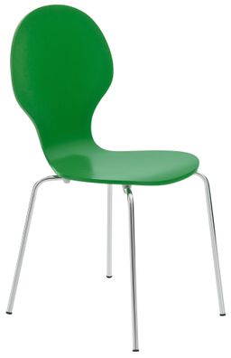 Besucherstuhl ATHENS Holz Gr?n 43x45x86 cm Besucherst?hle Konferenzstuhl