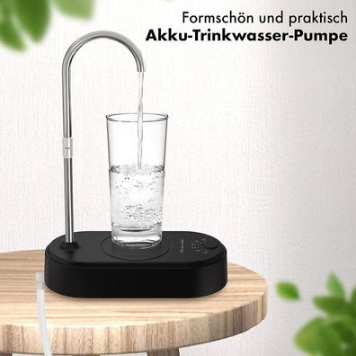 NEU Wasserspender Akku Trinkwasser Pumpe justierbarem Auslass für Wasser Camping