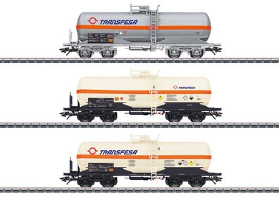 Maerklin 46472 Chemiekesselwagen-Set Zags 3-tlg RENFE T Spur H0