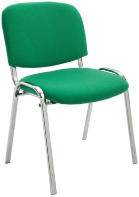 Besucherstuhl ZAGREB Stoff Gr?n 54x48x79 cm Besucherst?hle Konferenzstuhl