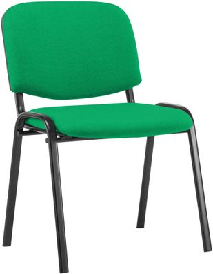 Besucherstuhl ZAGREB Stoff Gr?n 53x53x83 cm Besucherst?hle Konferenzstuhl