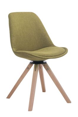 Besucherstuhl PERTH Stoff Gr?n 48x56x84 cm Eckig Besucherst?hle Konferenzstuhl