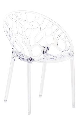 Stapelstuhl DENVER Kunststoff Transparent 59x60x80 cm Stapelst?hle Esszimmerst?hle