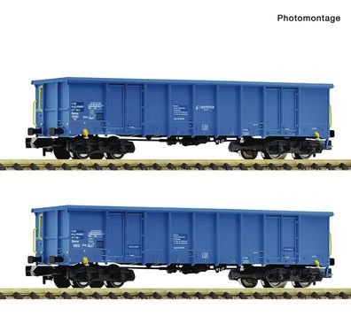 Fleischmann 6660095 2er Set Eanos blau Spur N