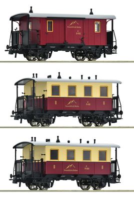 Roco 6200063 3er Set Personenzug Sonnblick- Spur H0