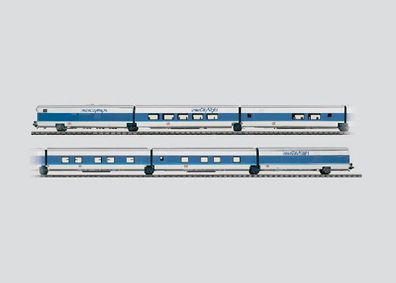 Maerklin 41771 6-teiliger Wagen-Set IC-NIGHT DB Talgo N Spur H0