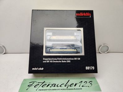 Mini Club / Märklin Z DC 88179 Doppelpackung Elektrolokomotiven BR120 / BR103 / DB
