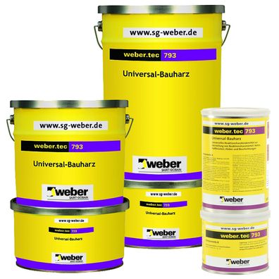 weber. tec 793 Universal transparent - Lieferform: 8 kg Eimer
