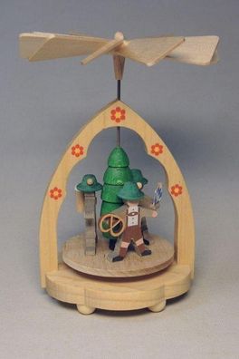 Wärmespiel Bayern mit Brezel Höhe= 11cm NEU Wärme Heizung Ofen Pyramide Holzpyram