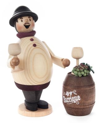 Räuchermann Max Winzer NEU 16cm Weingärtner Rebbauer Weinbauer Kellermeister