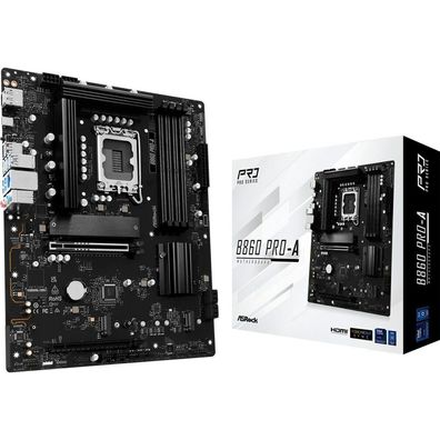 ASRock B860, Pro-A, 1851, ATX HDMI/DP, DDR5