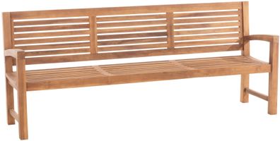 Gartenbank Teakbank DAGAD Holz Teak 220x59x92 cm Holzbank 220 Cm Gartenbank Sitzbank