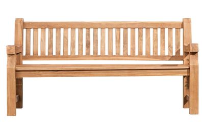 Gartenbank Teakbank HIBAS Holz Teak 120x61x93 cm Holzbank 120 Cm Gartenbank Sitzbank
