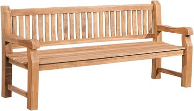 Gartenbank Teakbank DEGAD Holz Teak 200x61x93 cm Holzbank 200 Cm Gartenbank Sitzbank