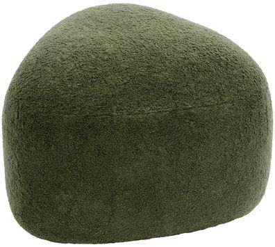 Sitzhocker SUMIR Stoff Dunkelgr?n 52x48x32 cm Hocker Schlafzimmer Polsterhocker