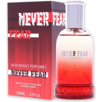 New Brand Never Fear For Men Eau de Toilette 100ml Spray